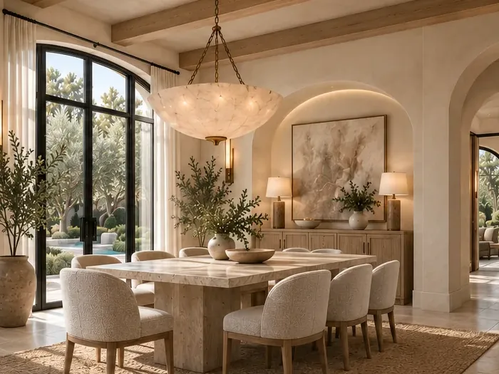 Casa Miguel dining room 3D render